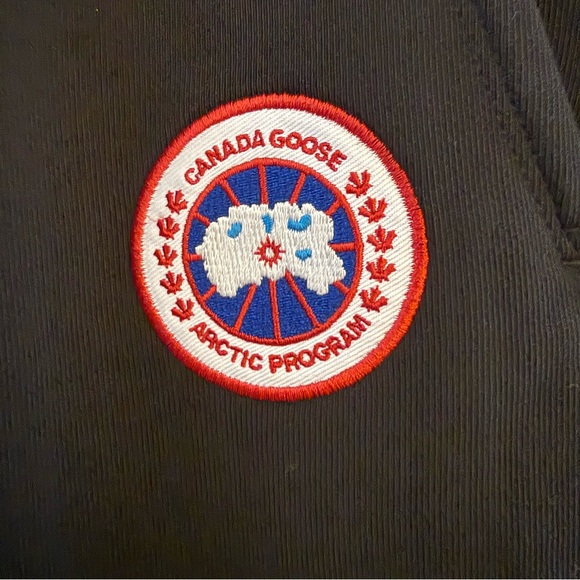 Canada Goose Huron Mens Drawstring Jogger Pants Black With Patch Logo NWT - Picture 2 of 9